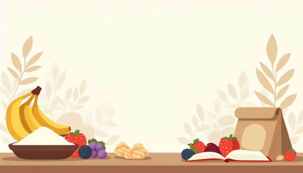 Minimalistische flat design illustratie van een rustieke keukenopstelling.